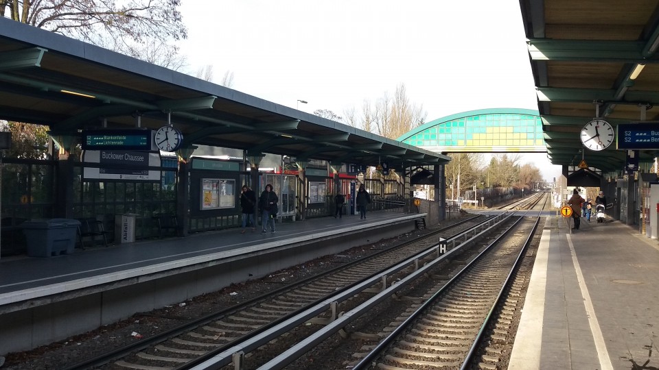 Der S-Bahnhof Buckower Chaussee in Berlin-Marienfelde. Foto: Christan Zander
